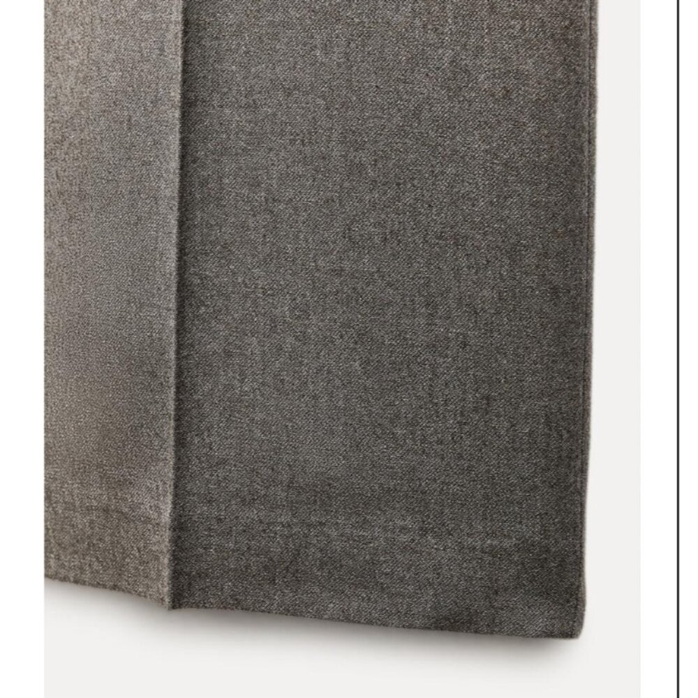 NWT ZARA SUIT DOUBLE BREASTED WOOL BLAZER +STRAIGHT CUT PANTS ZW COLLECTION - Picture 9 of 12